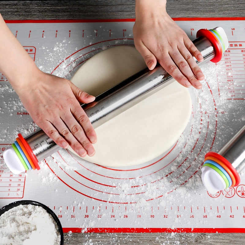 Adjustable Stainless-Steel Rolling Pin